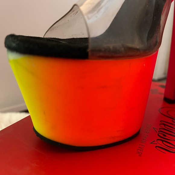 Pleaser Rainbow Heels - Picture 10 of 15